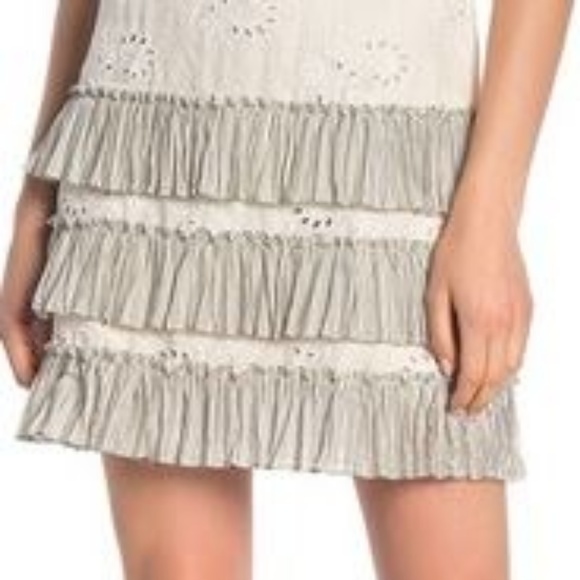 Rebecca Taylor Linen Eyelet Dress NWT - Picture 5 of 5